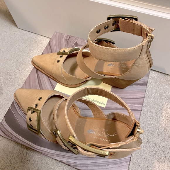 Free People Jeremy Campbell Hendrix Heel Sandals - Natural - Picture 4 of 13